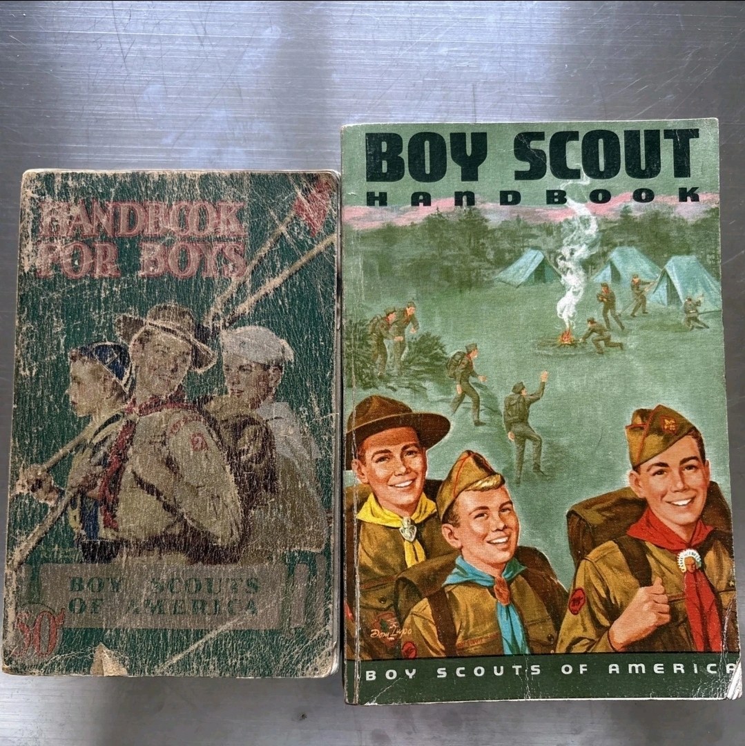 Test Vintage Boy Scouts Books